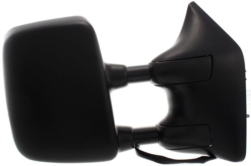 Driver and Passenger Side Towing Mirrors, Power, Heated, Manual Folding, Textured Black, without Memory, | NI1320203,NI1321203