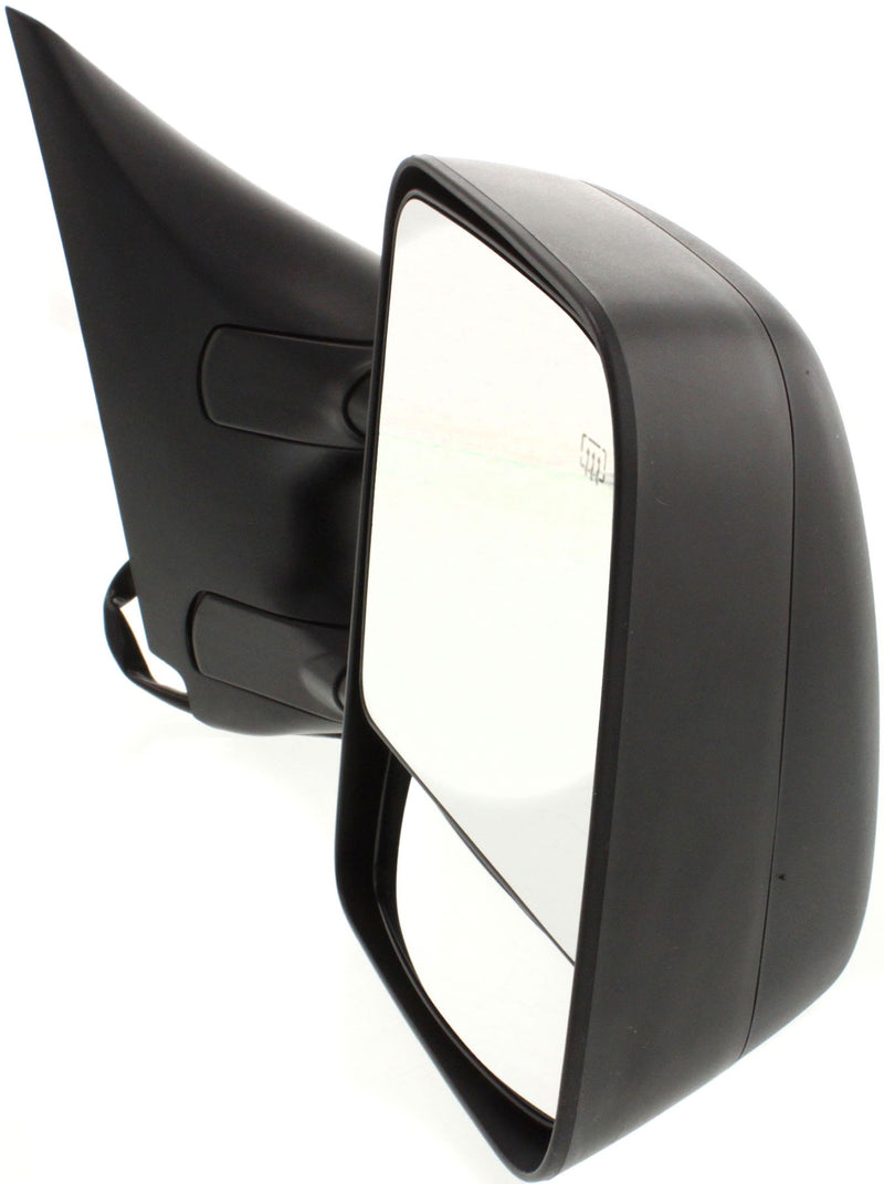 Driver and Passenger Side Towing Mirrors, Power, Heated, Manual Folding, Textured Black, without Memory, | NI1320203,NI1321203