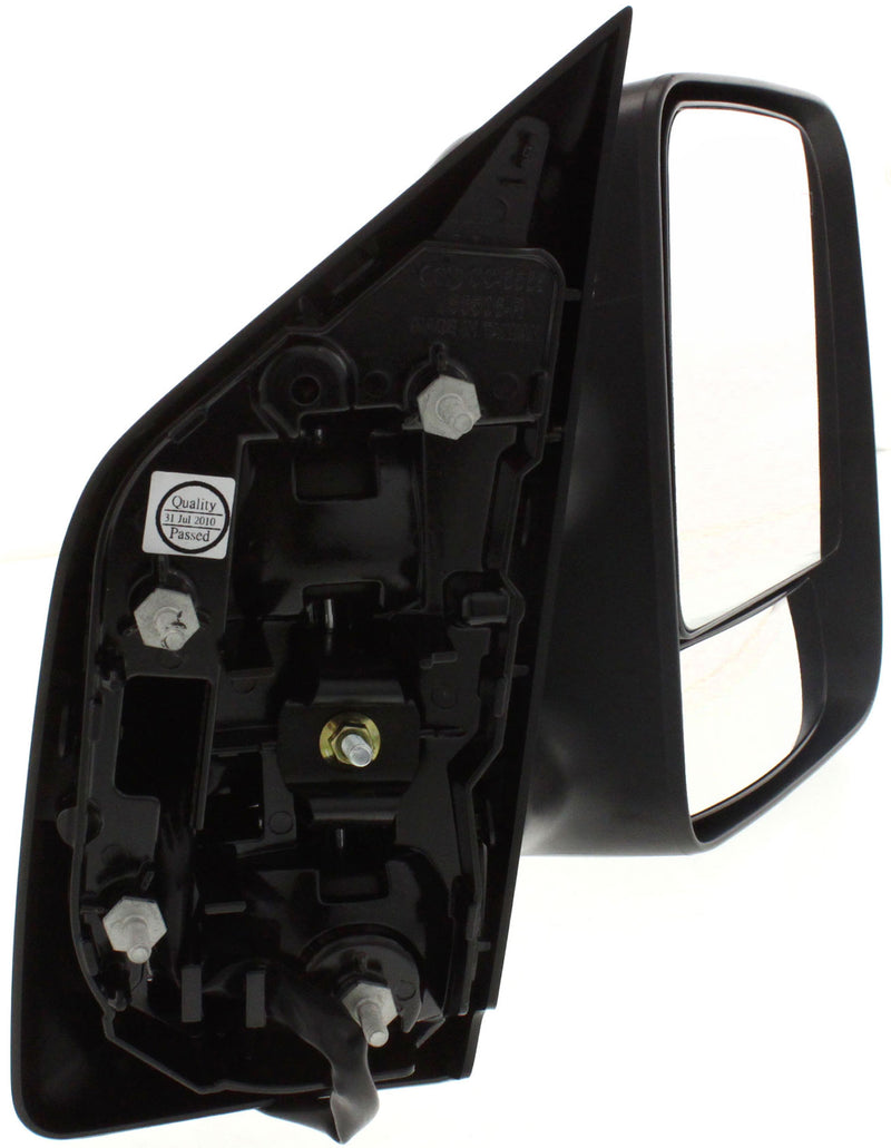 Driver and Passenger Side Towing Mirrors, Power, Heated, Manual Folding, Textured Black, without Memory, | NI1320203,NI1321203