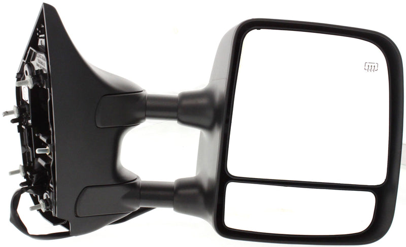Driver and Passenger Side Towing Mirrors, Power, Heated, Manual Folding, Textured Black, without Memory, | NI1320203,NI1321203
