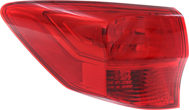 Replacement Driver and Passenger Side, Outer Tail Lights, with Bulbs, Halogen, Mounts on Body