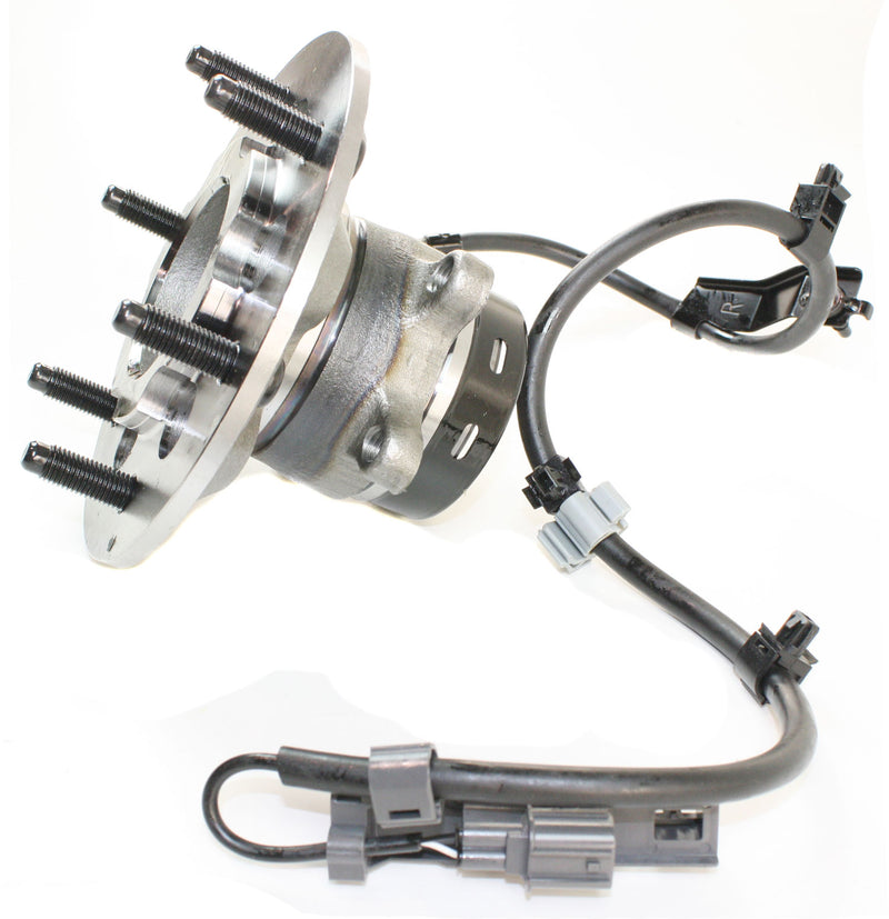 Front Driver And Passenger Side Wheel Hubs With Bearing 50-Teeth Tone Ring; 5.5 In. Abs Tone Ring Diameter