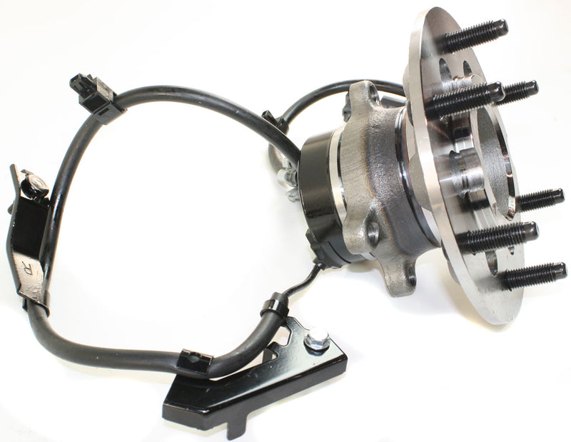 Front Driver And Passenger Side Wheel Hubs With Bearing 50-Teeth Tone Ring; 5.5 In. Abs Tone Ring Diameter