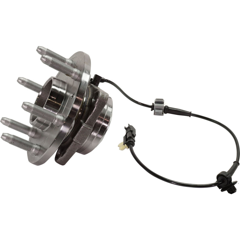 Front Driver and Passenger Side Wheel Hubs With Bearing Rear Wheel Drive