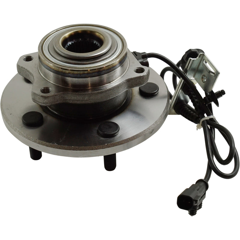 Front Driver and Passenger Side Wheel Hubs With Bearing With Sensor
