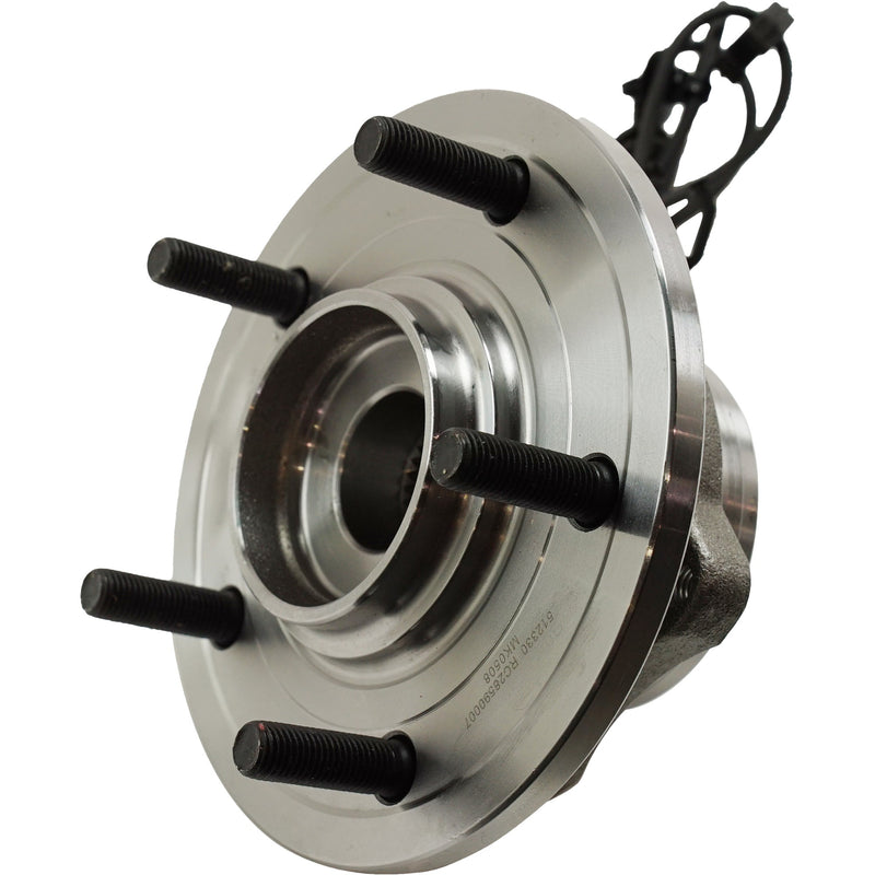 Front Driver and Passenger Side Wheel Hubs With Bearing With Sensor