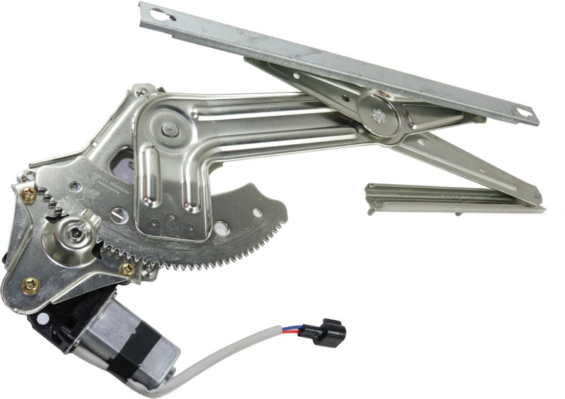 Replacement Rear, Driver and Passenger Side Power Window Regulator, With Motor