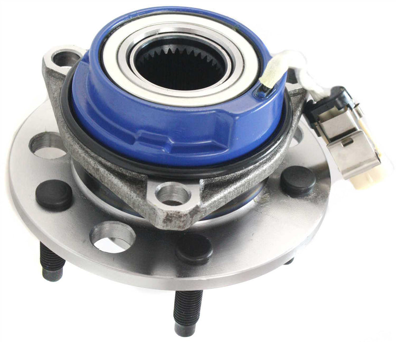 Front Driver and Passenger Side Wheel Hubs With Bearing With Sensor