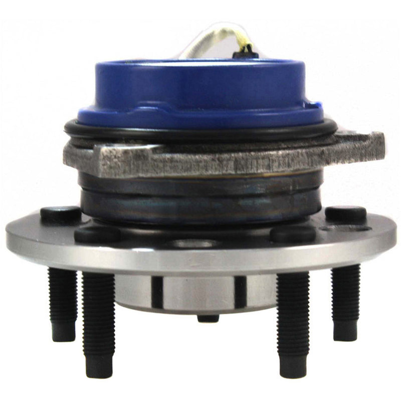 Rear Driver and Passenger Side Wheel Hubs With Bearing With Sensor Front Wheel Drive Non-Threaded Flange Mounting Holes