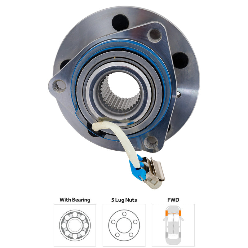 Wheel Hubs With Bearing With Sensor Bearing Flange Mounting Holes Threaded