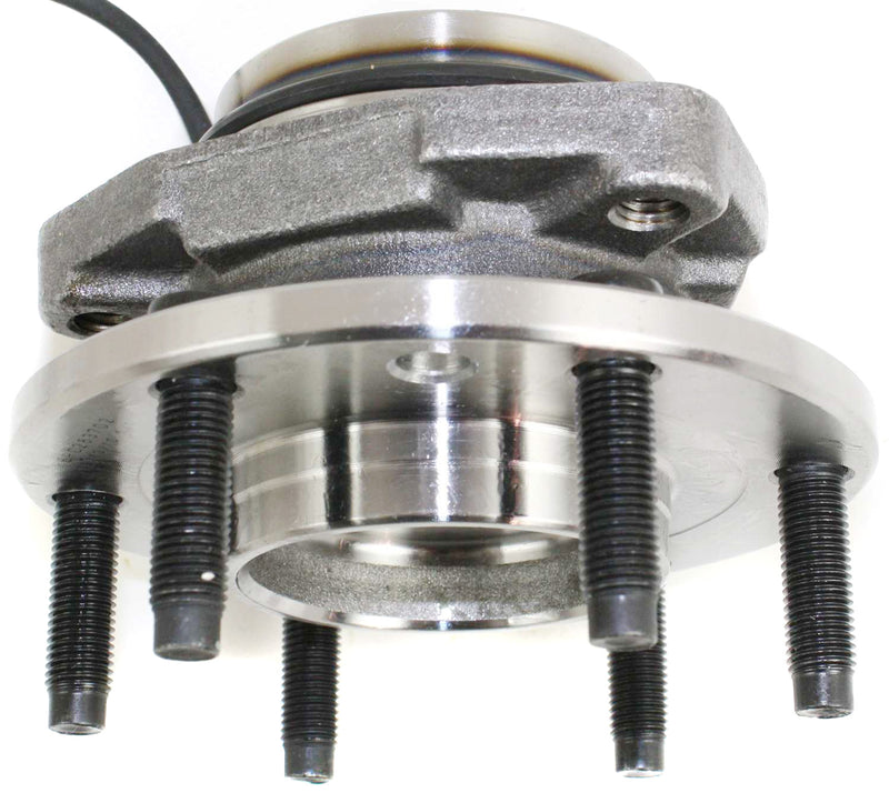 Front Driver and Passenger Side Wheel Hub With Bearing With Sensor