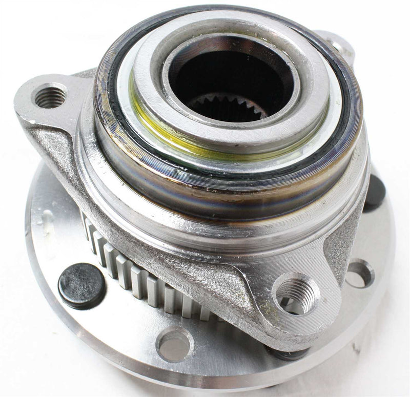 Front Driver and Passenger Side Wheel Hubs With Bearing 52-tooth tone ring 3.96 in. ABS Tone Ring Diameter