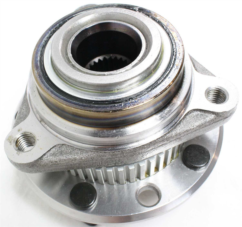 Front Driver and Passenger Side Wheel Hubs With Bearing 52-tooth tone ring 3.96 in. ABS Tone Ring Diameter