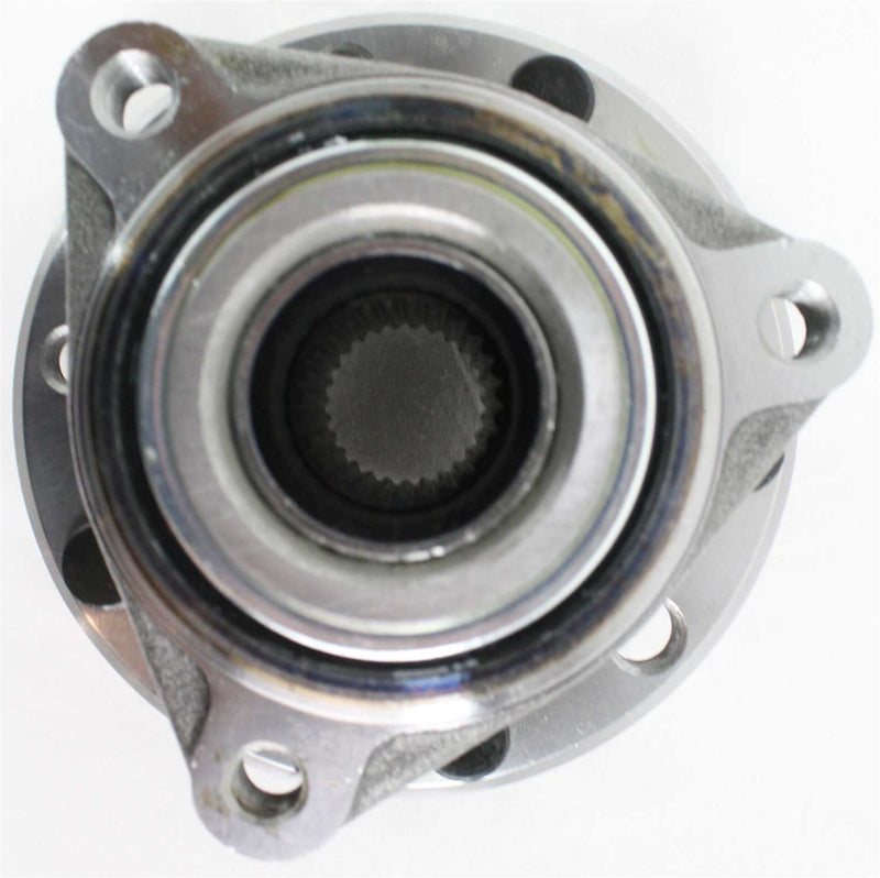 Front Driver and Passenger Side Wheel Hubs With Bearing 52-tooth tone ring 3.96 in. ABS Tone Ring Diameter