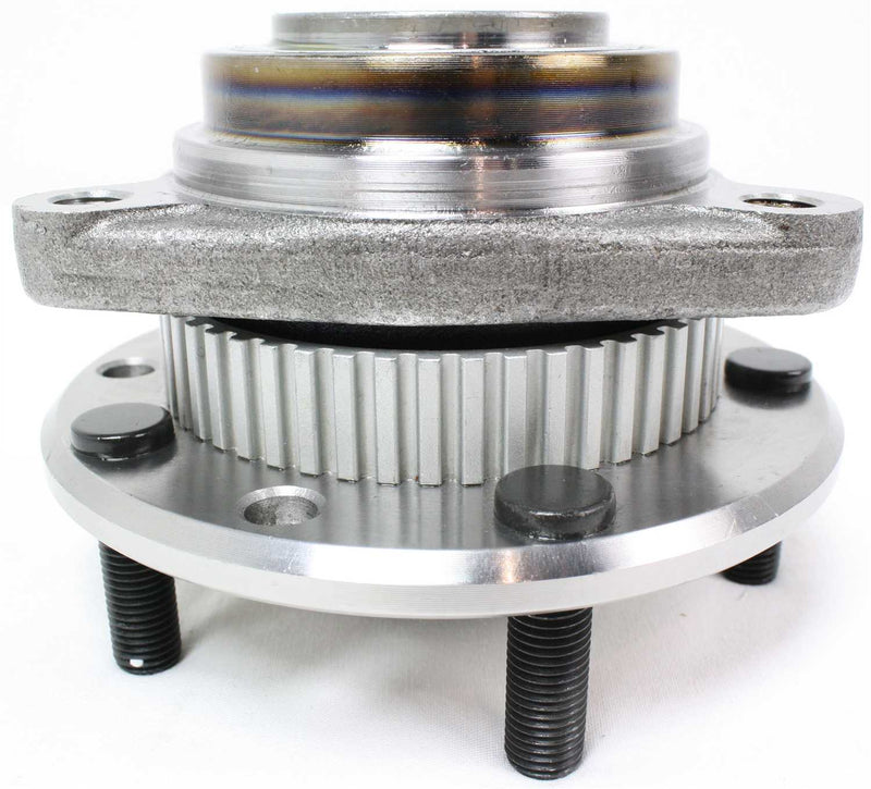 Front Driver and Passenger Side Wheel Hubs With Bearing 52-tooth tone ring 3.96 in. ABS Tone Ring Diameter