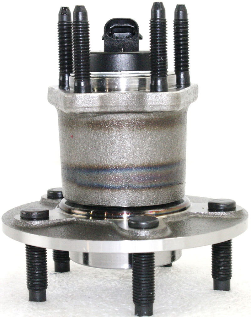 Front and Rear Driver and Passenger Side Wheel Hubs With Bearing With Sensor
