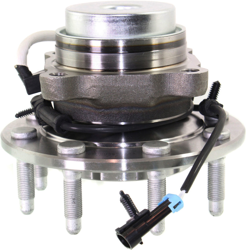 Front Driver and Passenger Side Wheel Hubs With Bearing With Sensor