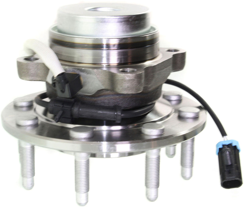 Front Driver and Passenger Side Wheel Hubs With Bearing With Sensor