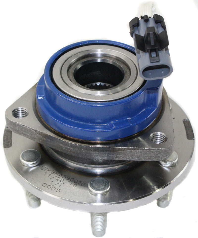 Front Driver and Passenger Side Wheel Hubs With Bearing With Sensor All Wheel Drive