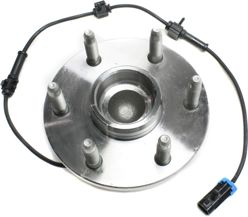 Front Driver and Passenger Side Wheel Hubs With Bearing With Sensor Rear Wheel Drive
