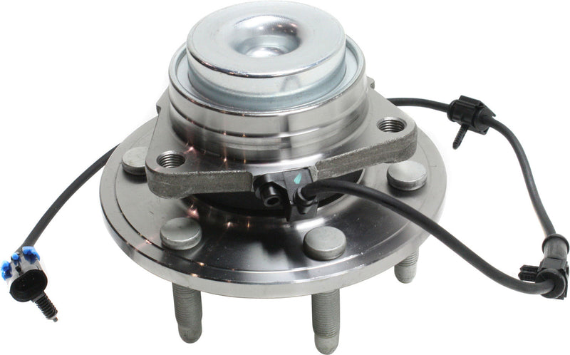 Front Driver and Passenger Side Wheel Hubs With Bearing With Sensor Rear Wheel Drive