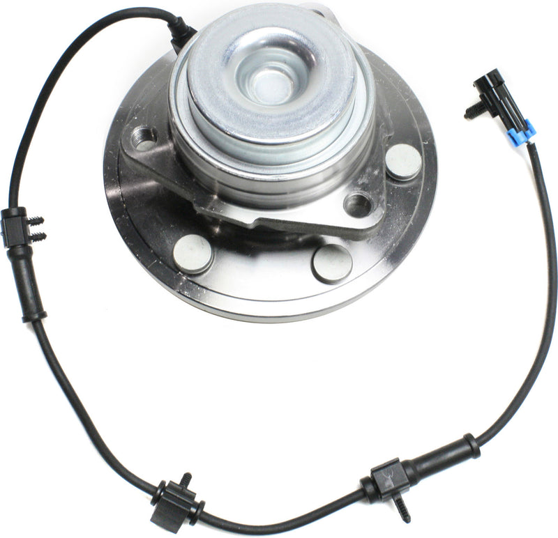 Front Driver and Passenger Side Wheel Hubs With Bearing With Sensor Rear Wheel Drive