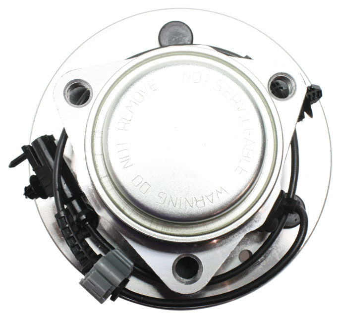 Front Driver and Passenger Side Wheel Hubs With Bearing With Sensor 6 x 5.5 in. Bolt Pattern Rear Wheel Drive