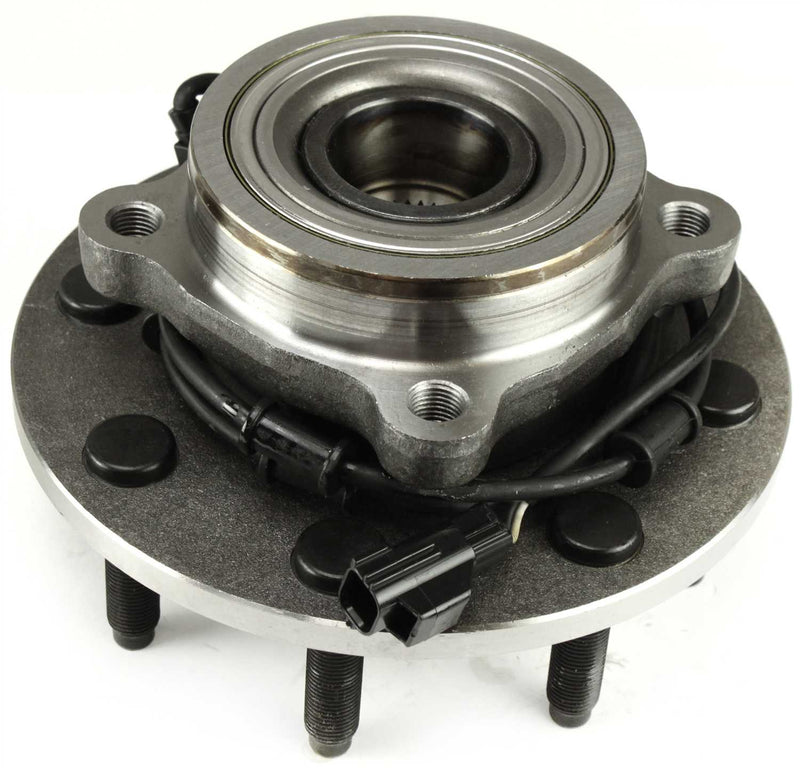 Front Driver and Passenger Side Wheel Hubs With Bearing With Sensor Four Wheel Drive