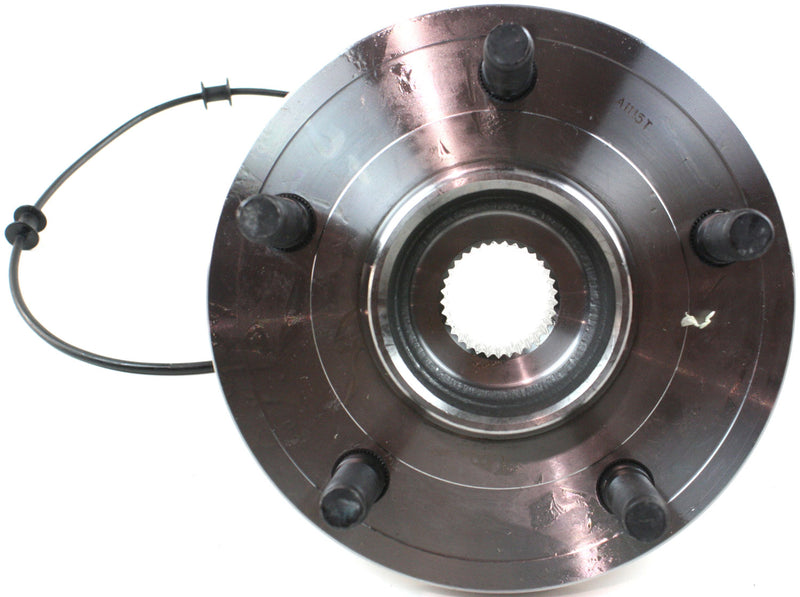Front Driver and Passenger Side Wheel Hubs With Bearing With Sensor
