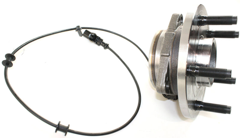 Front Driver and Passenger Side Wheel Hubs With Bearing With Sensor