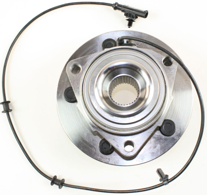 Front Driver and Passenger Side Wheel Hubs With Bearing With Sensor