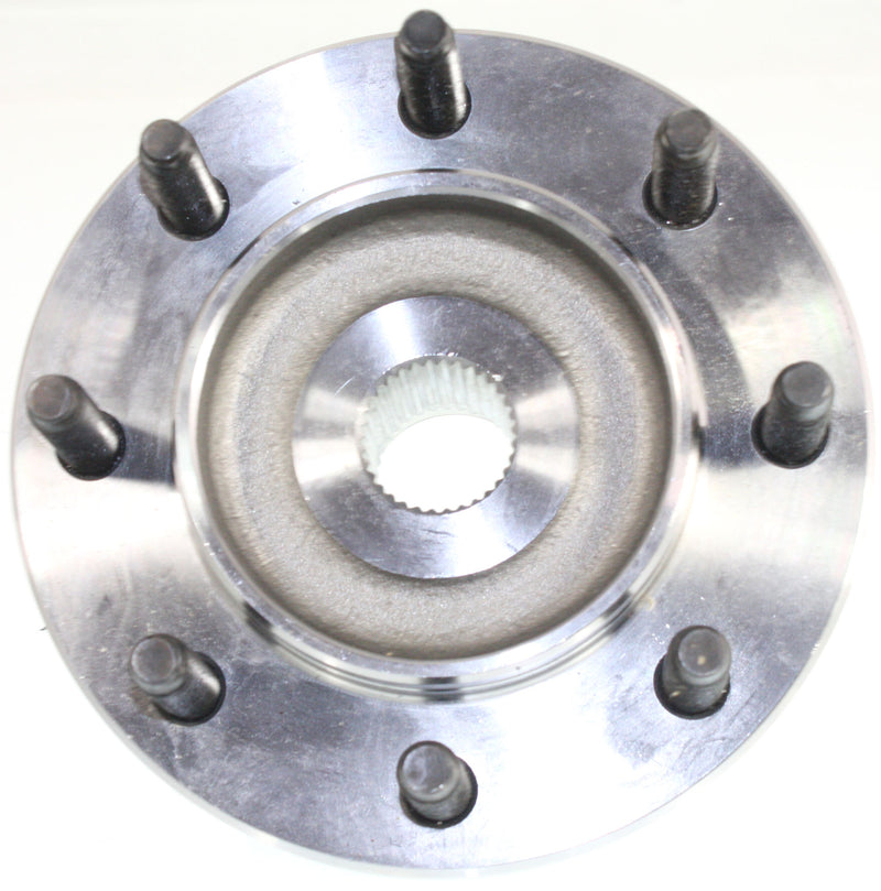 Front Driver and Passenger Side Wheel Hubs With Bearing Four Wheel Drive 2-Wheel ABS