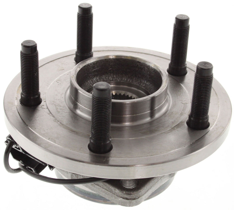 Front Driver and Passenger Side Wheel Hubs With Bearing With Sensor
