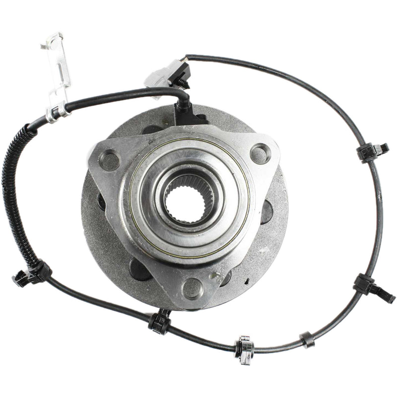 Front Driver and Passenger Side Wheel Hubs With Bearing With Sensor 4-Wheel ABS Four Wheel Drive
