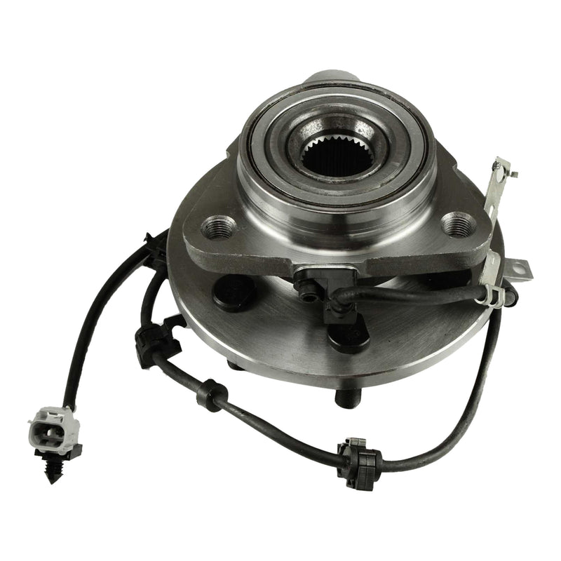 Front Driver and Passenger Side Wheel Hubs With Bearing With Sensor 4-Wheel ABS Four Wheel Drive