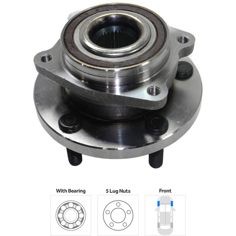 Front & Rear Hub Assembly