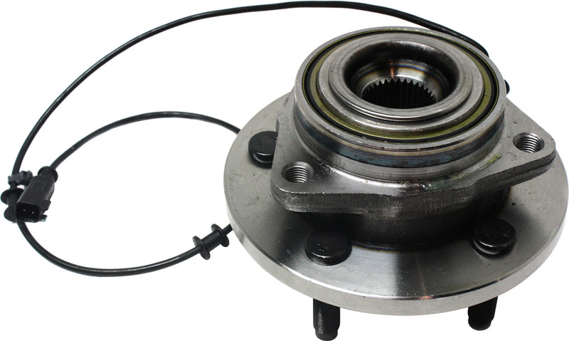 Front Driver and Passenger Side Wheel Hubs With Bearing With Sensor