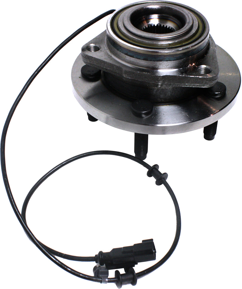 Front Driver and Passenger Side Wheel Hubs With Bearing With Sensor