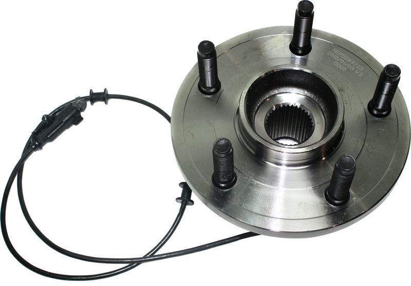 Front Driver and Passenger Side Wheel Hubs With Bearing With Sensor