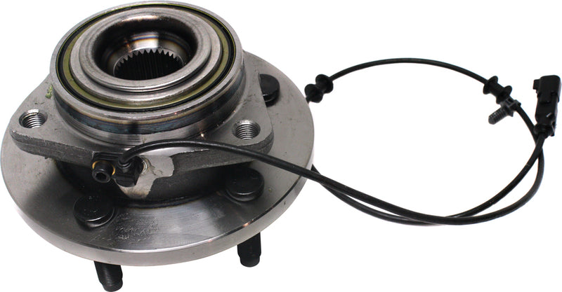 Front Driver and Passenger Side Wheel Hubs With Bearing With Sensor