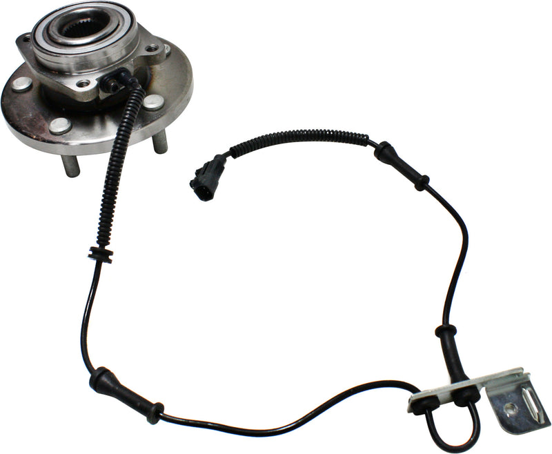 Front Driver and Passenger Side Wheel Hubs With Bearing With Sensor