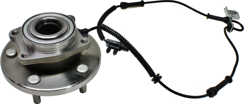 Front Driver and Passenger Side Wheel Hubs With Bearing With Sensor