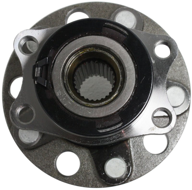 Rear Driver and Passenger Side Wheel Hubs With Bearing Four Wheel Drive/All Wheel Drive