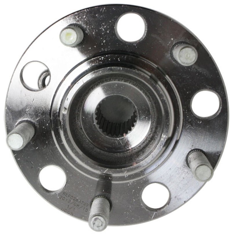 Rear Driver and Passenger Side Wheel Hubs With Bearing Four Wheel Drive/All Wheel Drive
