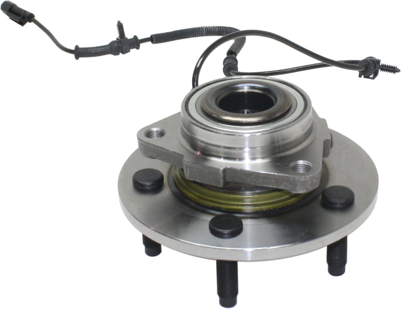 Front Driver and Passenger Side Wheel Hubs With Bearing With Sensor