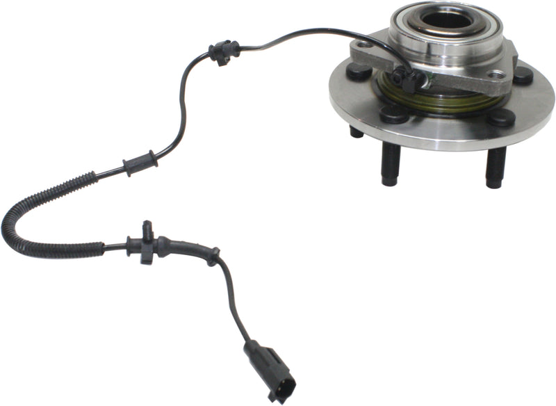 Front Driver and Passenger Side Wheel Hubs With Bearing With Sensor