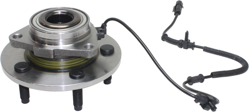 Front Driver and Passenger Side Wheel Hubs With Bearing With Sensor