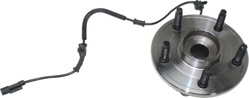 Front Driver and Passenger Side Wheel Hubs With Bearing With Sensor