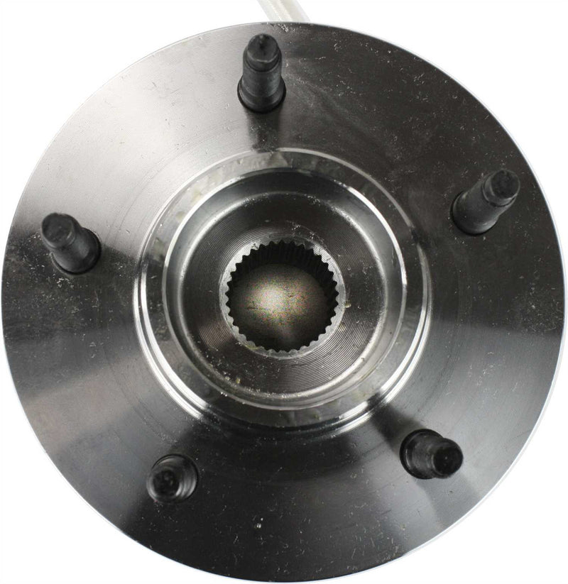 Front Driver and Passenger Side Wheel Hubs With Bearing With Sensor Four Wheel Drive