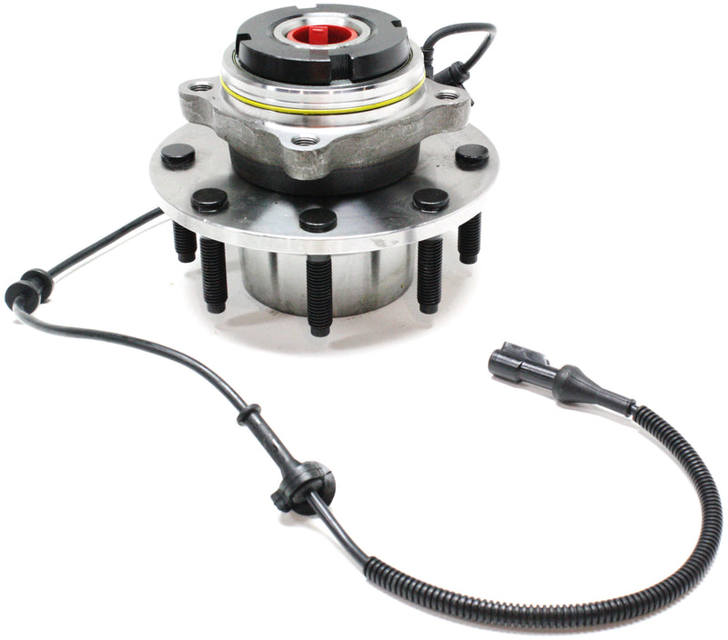 Front Driver and Passenger Side Wheel Hubs With Bearing With Sensor